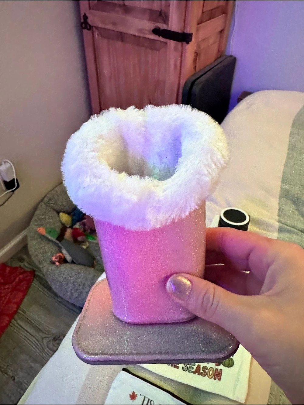 Pink & White Novelty Item